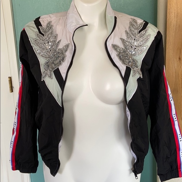 PINK Victoria's Secret Jackets & Blazers - Victoria secret embellished track jacket